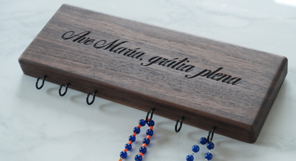 Walnut Rosary Holder